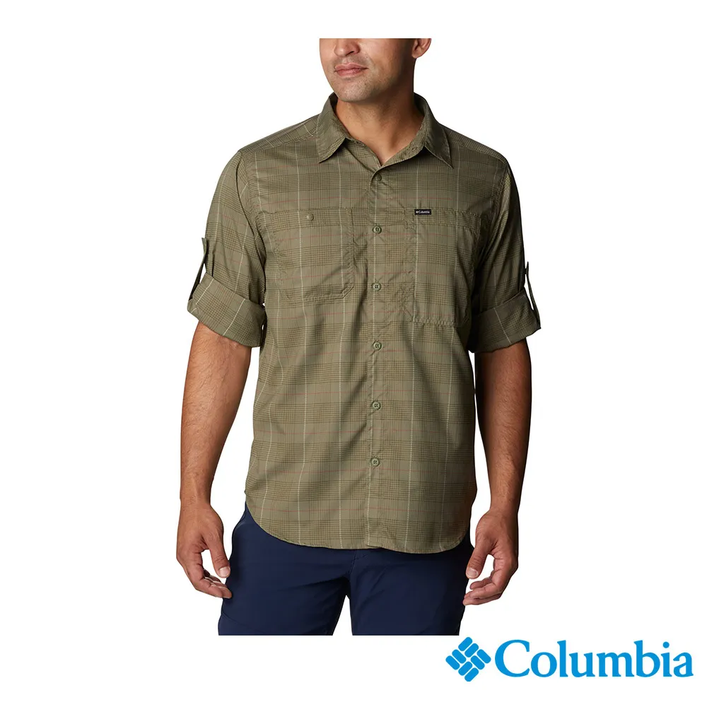 Columbia哥倫比亞  男款-超防曬UPF50快排長袖襯衫-米白 UAM35990BG (2023春夏) 歷史價格詳細信息