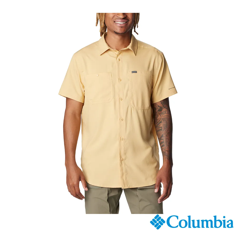 Columbia哥倫比亞  男款-超防曬UPF50快排長袖襯衫-米白 UAM35990BG (2023春夏) 歷史價格詳細信息