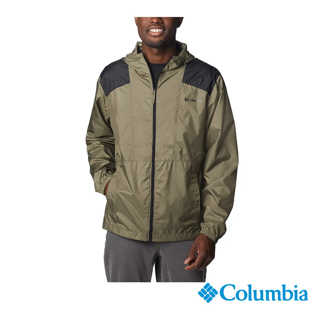Columbia 哥倫比亞 男款-防小雨風衣-軍綠 UKE39720AG (2023春夏) 歷史價格詳細信息