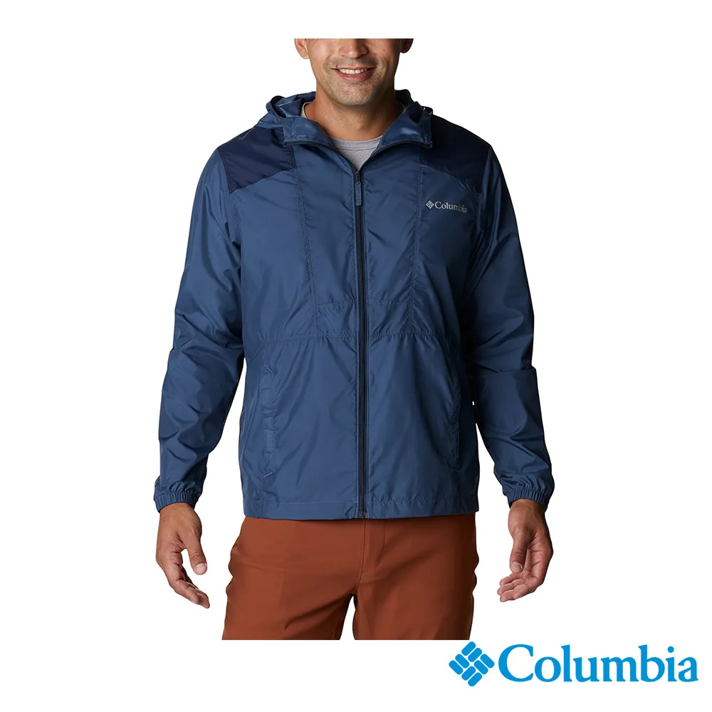 Columbia 哥倫比亞 男款-防小雨風衣-軍綠 UKE39720AG (2023春夏) 歷史價格詳細信息