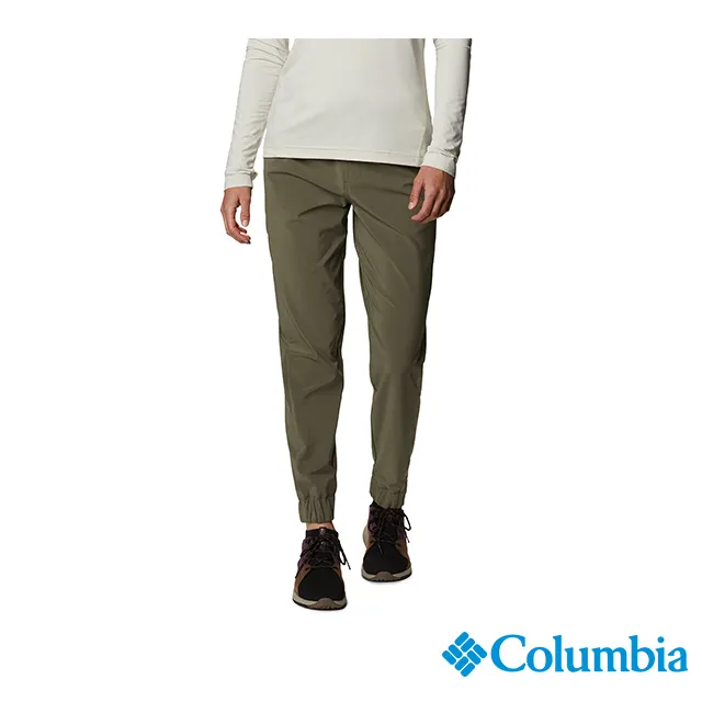 Columbia 哥倫比亞 女款 - UPF50防潑彈性長褲-軍綠 UAR83540AG / FW22 歷史價格詳細信息