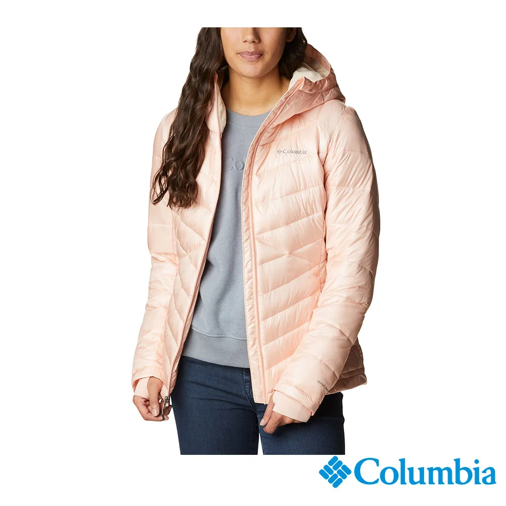 Columbia 哥倫比亞 女款-Heat™鋁點保暖650羽絨長版外套-深藍 UWR02940NY 歷史價格詳細信息