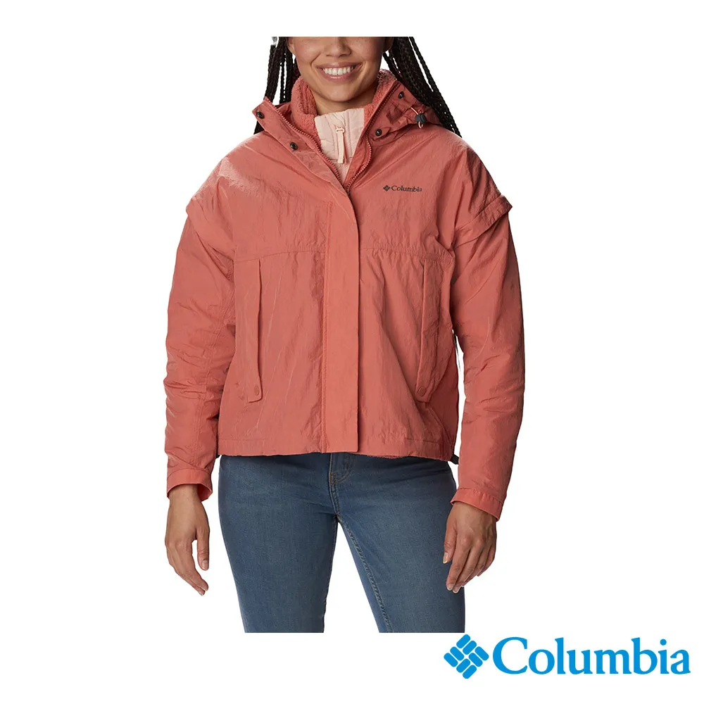 Columbia 哥倫比亞 女款-兩件式外套-橘紅 UWR16760AH / FW22 歷史價格詳細信息