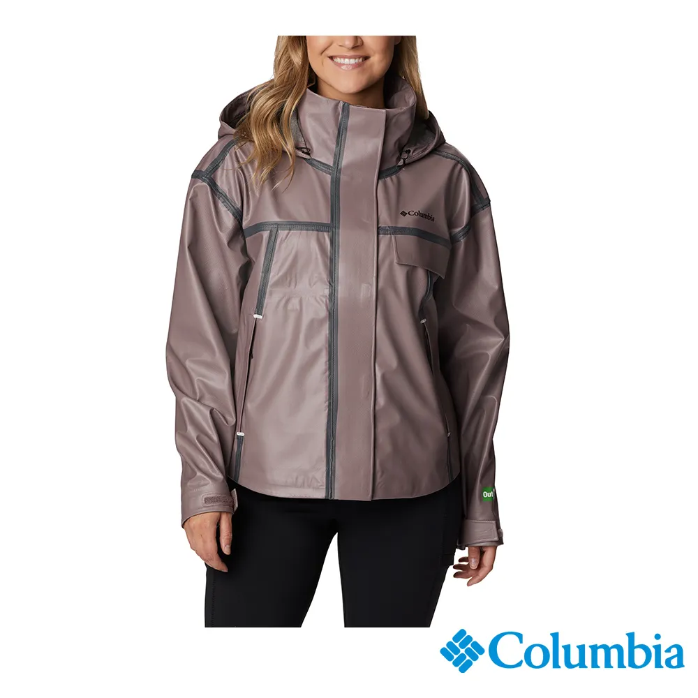 Columbia 哥倫比亞 女款-OD防水外套-藕紫色 UWR22830OU (2023春夏) 歷史價格詳細信息