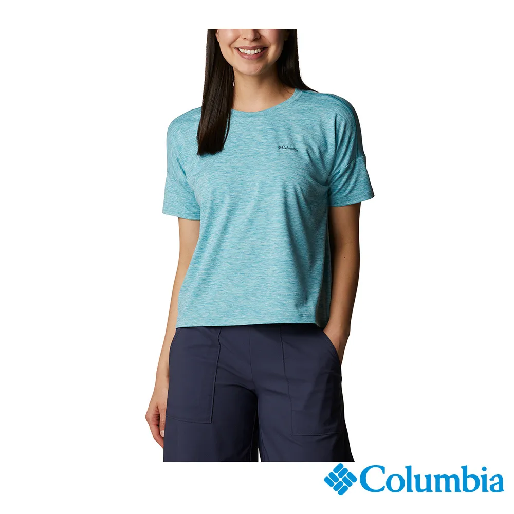 Columbia哥倫比亞 女款-UPF50快排彈性運動長褲-黑色 UAR21760BK 歷史價格詳細信息