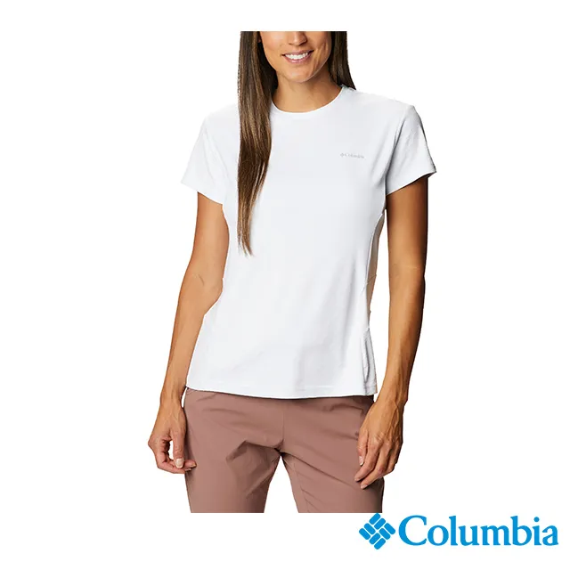 Columbia哥倫比亞 女款- UPF50酷涼快排短袖上衣-紫色 UAR34550PL (2023春夏) 歷史價格詳細信息