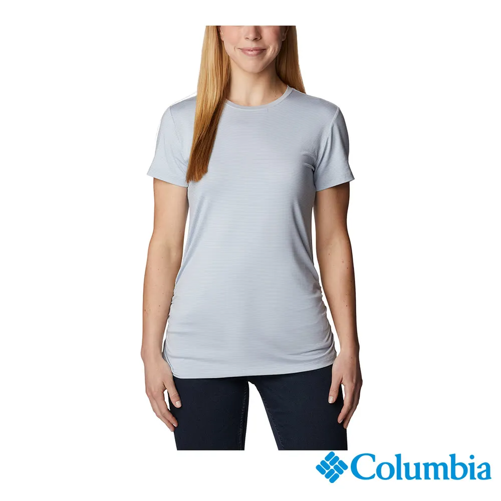 Columbia 哥倫比亞 女款-Omni-Shade UPF50抗曬快排長袖上衣-粉色印花 UAR24710UH (2023春夏) 歷史價格詳細信息