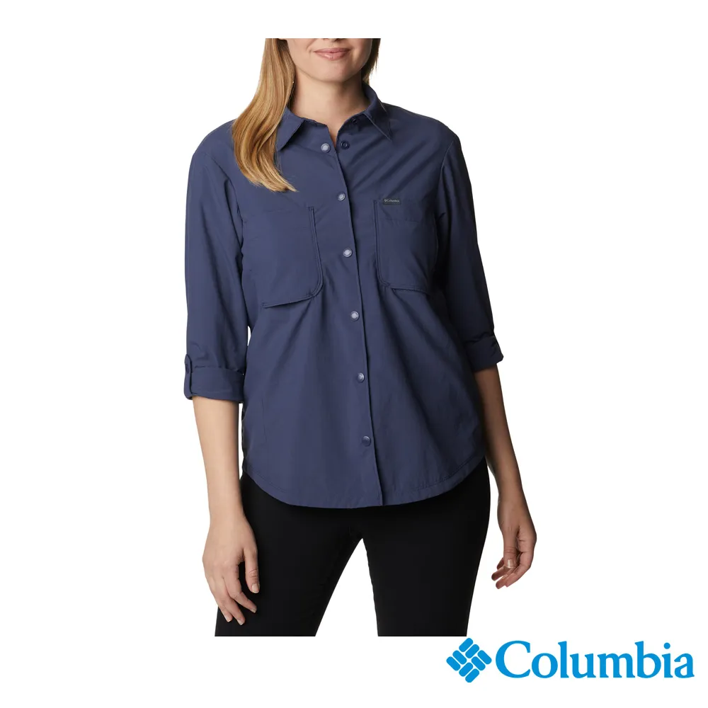 Columbia 哥倫比亞女款-防曬40快排長袖襯衫 紅格紋UAK14980RD 歷史價格詳細信息