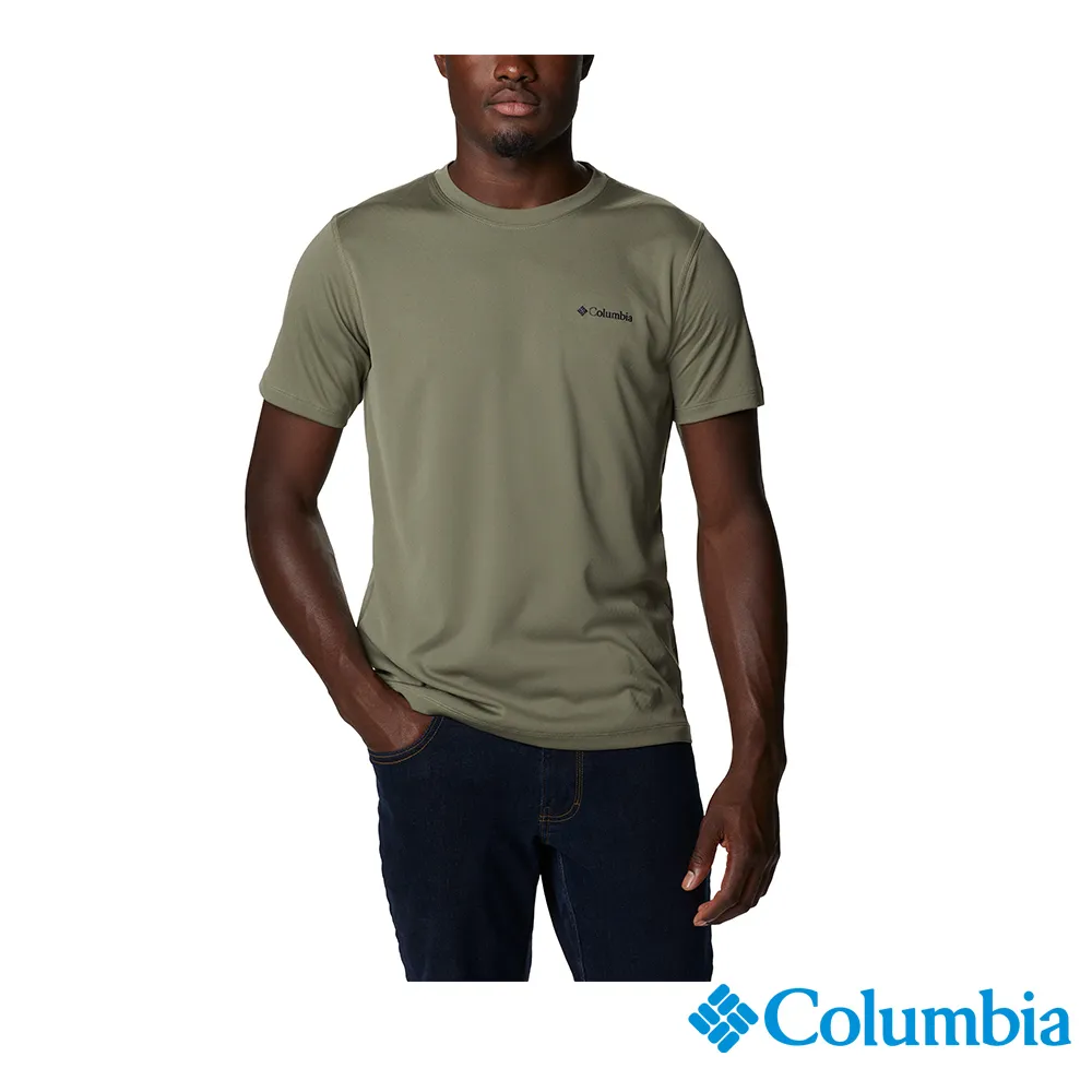 【Columbia 哥倫比亞】男款-  OFZ 涼感快排短袖上衣-灰綠(UAO35610GG / 2022年春夏商品) 歷史價格詳細信息