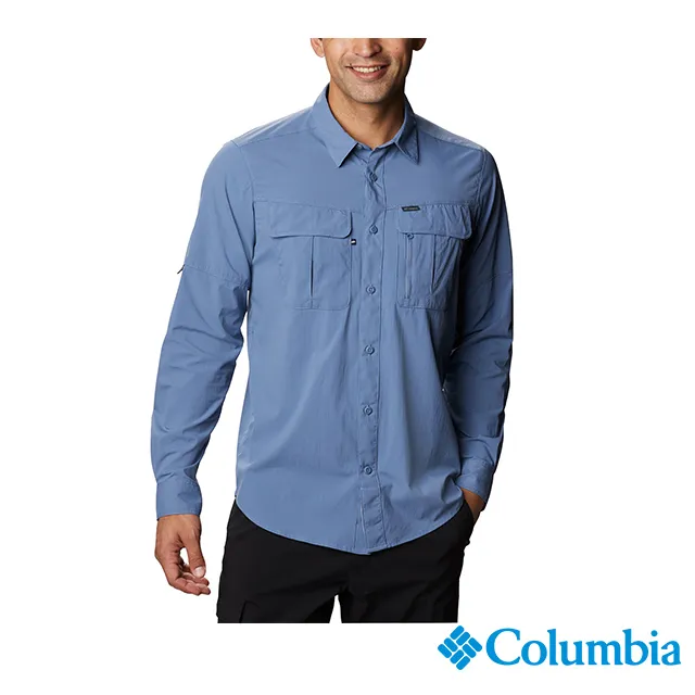 Columbia 哥倫比亞 男款 - UPF40快排長袖襯衫-墨藍 UAE07620IB 歷史價格詳細信息