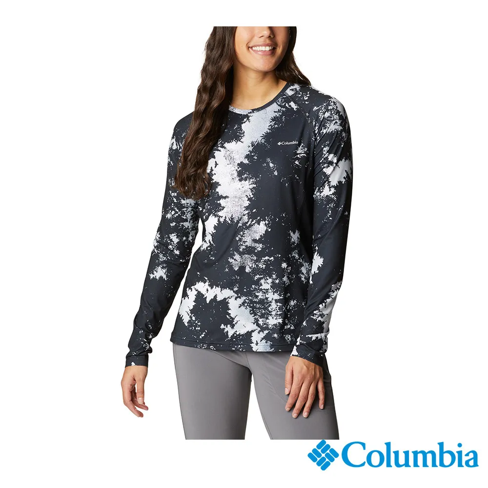 Columbia 哥倫比亞 女款 -logo印花長袖上衣-米白 UAK02770BG 歷史價格詳細信息