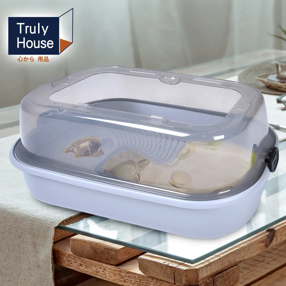 烏龜缸烏龜飼養缸家用曬臺造景別墅龜箱專用過濾循環一體養烏龜缸 歷史價格詳細信息