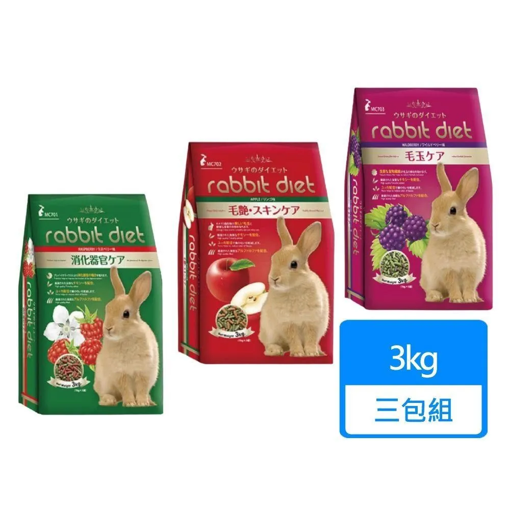 【Rabbit Diet】MC703 愛兔窈窕美味餐 野莓口味 2包入(MC兔飼料野莓) 歷史價格詳細信息