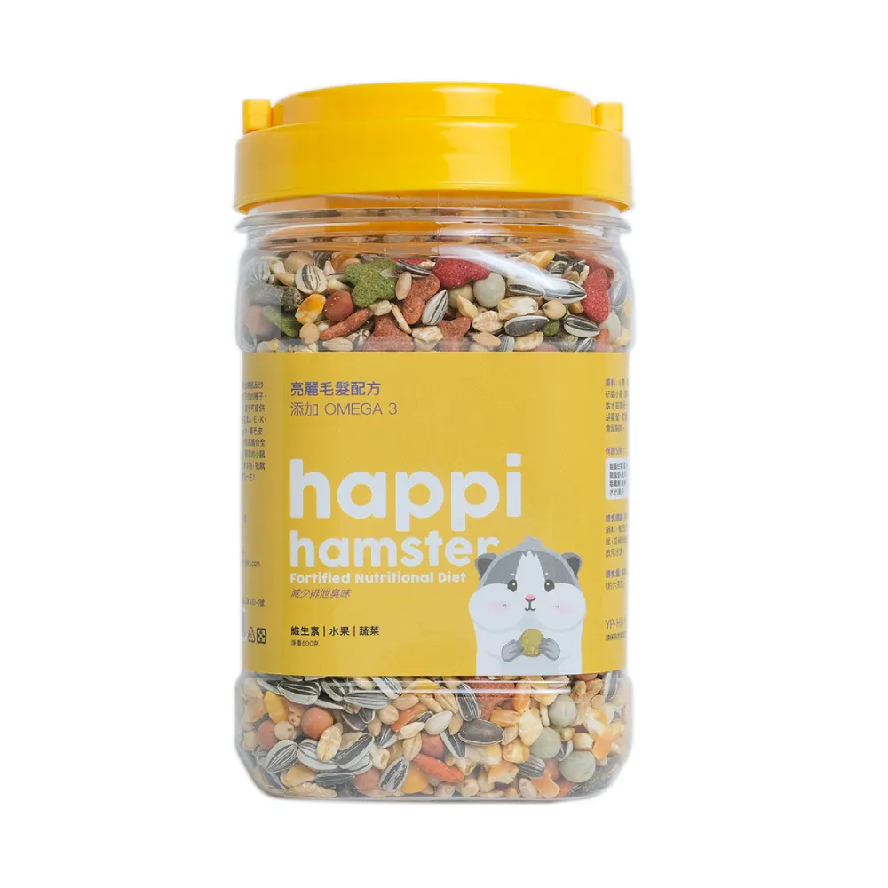Happi Hamster 倉鼠&沙鼠飼料 鼠飼料 倉鼠飼料 倉鼠主食 600g【培菓寵物】 歷史價格詳細信息