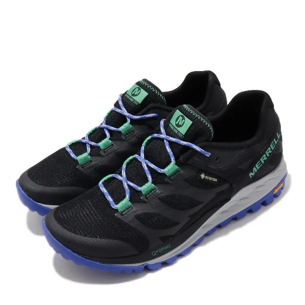 Merrell 戶外鞋 Antora GTX 運動 女鞋 登山 越野 耐磨 黃金大底 防潑水 健走 黑 藍 ML066122 歷史價格詳細信息