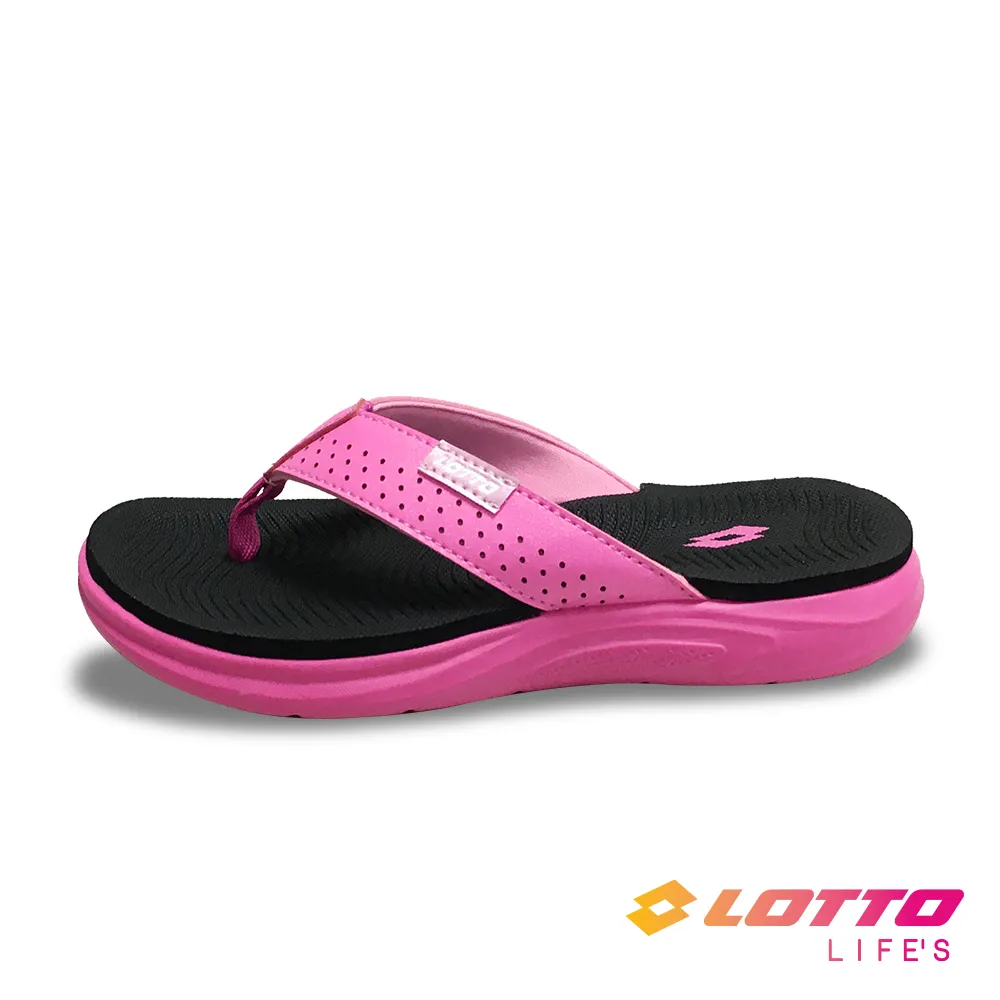【LOTTO】童鞋 輕量緩震拖鞋(黑/桃) 價格比較,價格查詢,歷史價格詳細信息