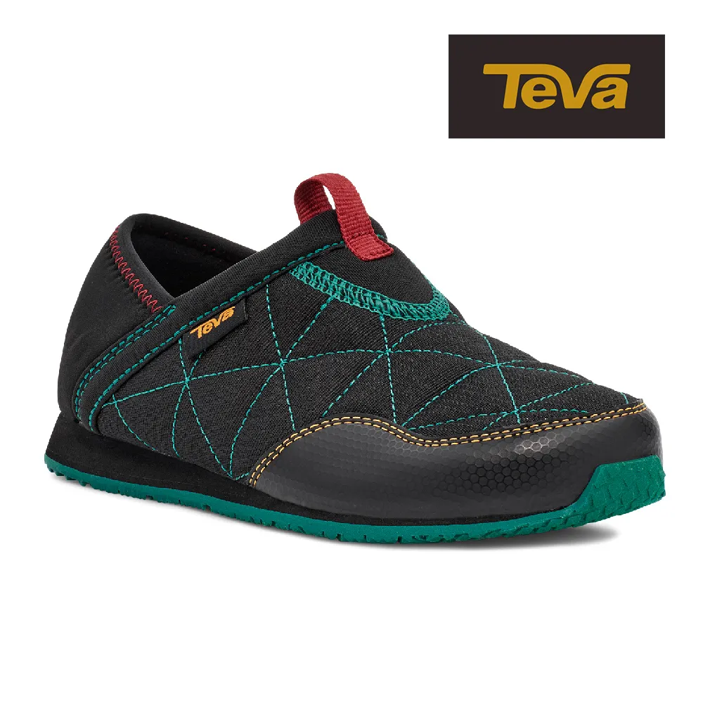 【TEVA】中/大童 ReEmber 兩穿式防潑水菠蘿麵包鞋/休閒鞋/懶人鞋/童鞋-藍灰色 (原廠現貨) 歷史價格詳細信息