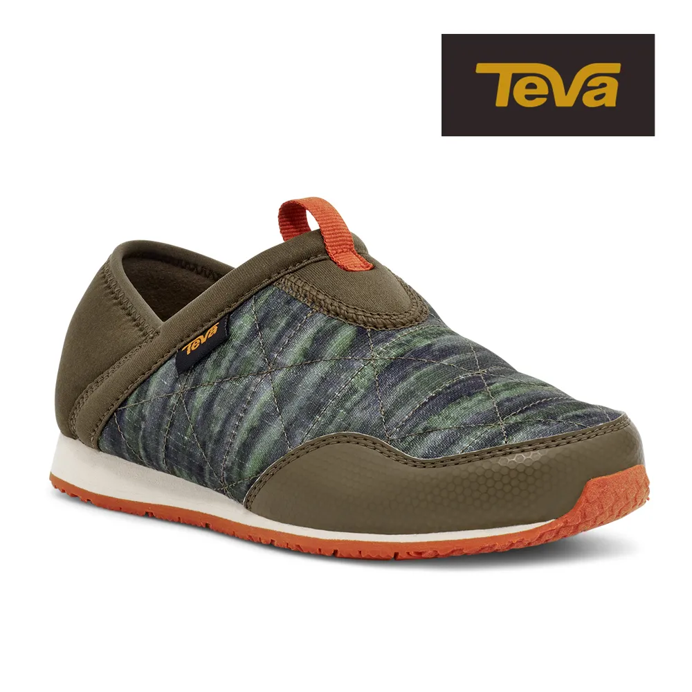 【TEVA】中/大童 ReEmber 兩穿式防潑水菠蘿麵包鞋/休閒鞋/懶人鞋/童鞋-藍灰色 (原廠現貨) 歷史價格詳細信息