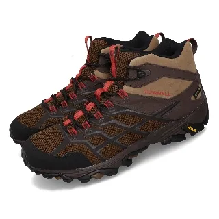 Merrell 戶外鞋 Moab FST 2 MID GTX 男鞋 登山 越野 中筒 耐磨 黃金大底 防潑水 藍 黑  ML034209 歷史價格詳細信息