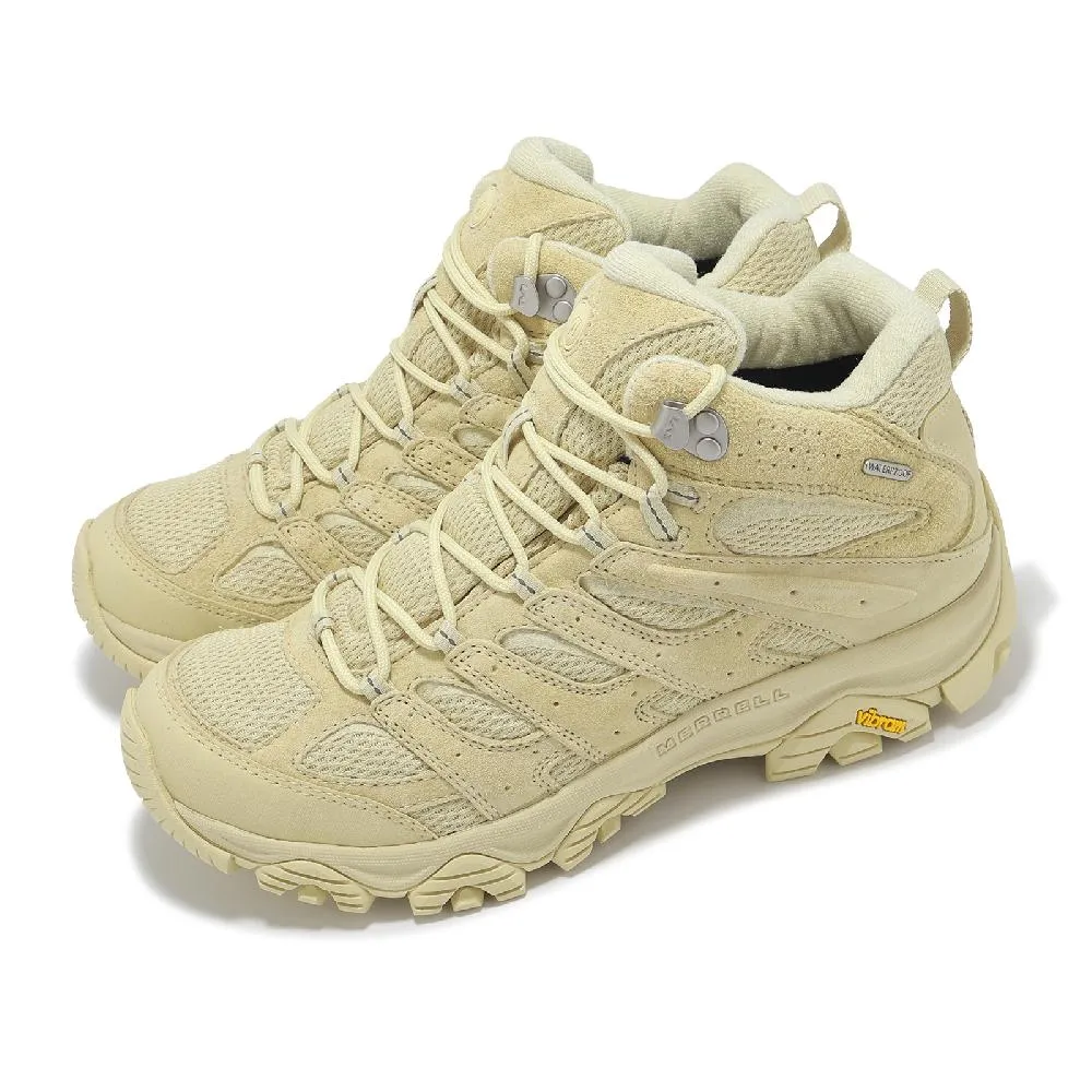 Merrell 邁樂 戶外鞋 Moab 3 Mid WP 女鞋 鵝黃 防潑水 中筒 黃金大底 登山鞋 廣告主打款 ML038332 歷史價格詳細信息