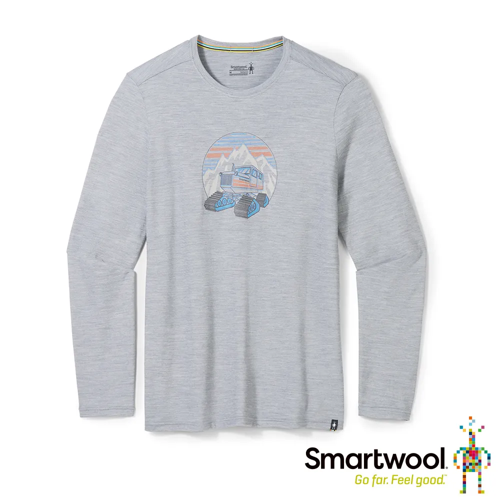 【Smartwool】男 塗鴉圓領長袖T恤/雪季探險『淺灰』SW016676 歷史價格詳細信息