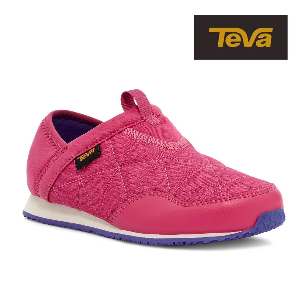 【TEVA】中/大童 ReEmber 兩穿式防潑水菠蘿麵包鞋/休閒鞋/懶人鞋/童鞋-藍灰色 (原廠現貨) 歷史價格詳細信息