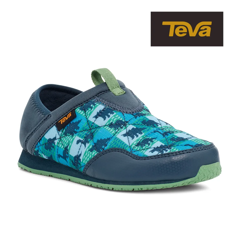 【TEVA】原廠貨 幼/中童 ReEmber 兩穿式防潑水菠蘿麵包鞋/休閒鞋/懶人鞋/童鞋(恐龍藍) 歷史價格詳細信息