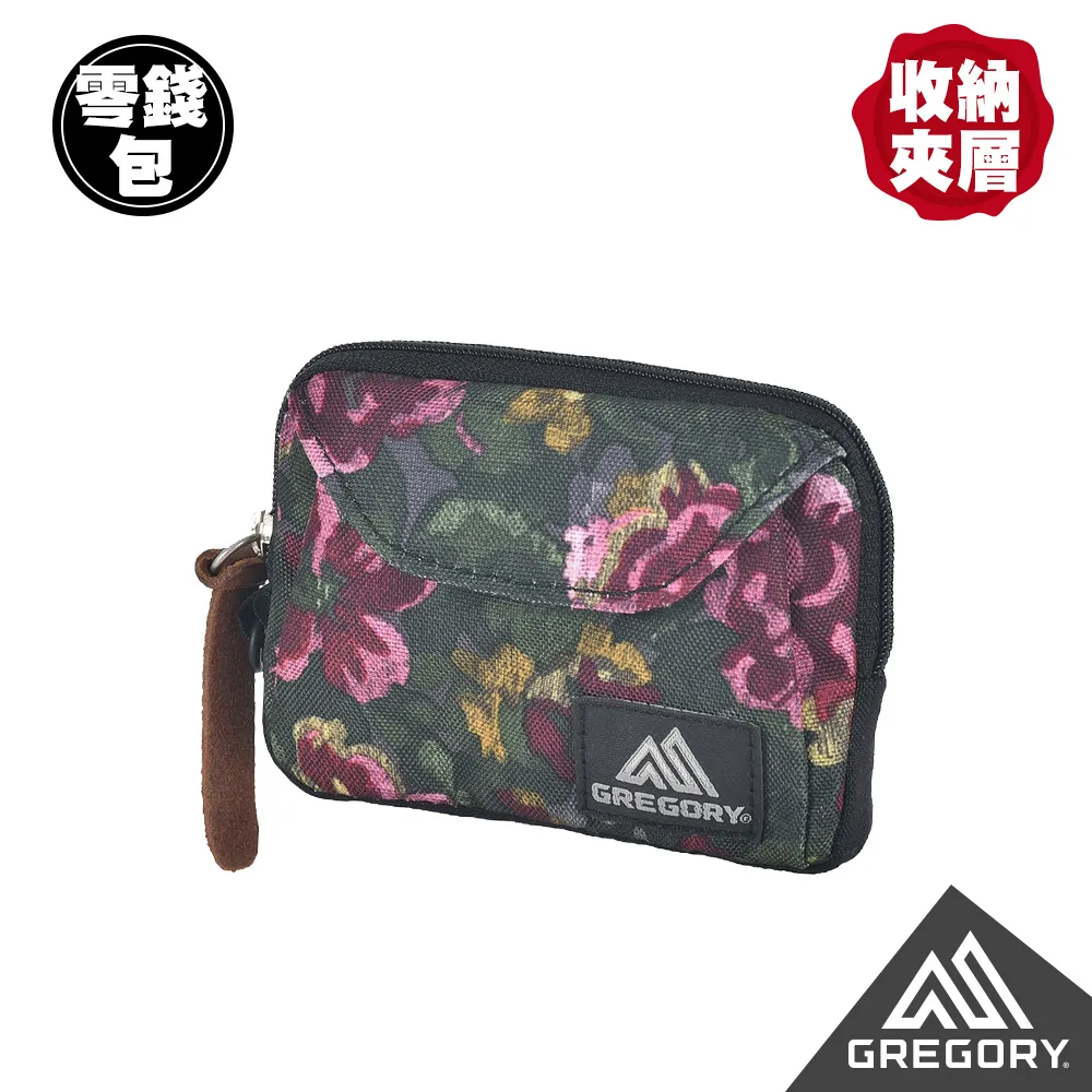 Gregory 包包 PENNY POUCH 黑 零錢包 魔鬼氈 內格層 卡包 錢包 小包【ACS】1375441041 歷史價格詳細信息