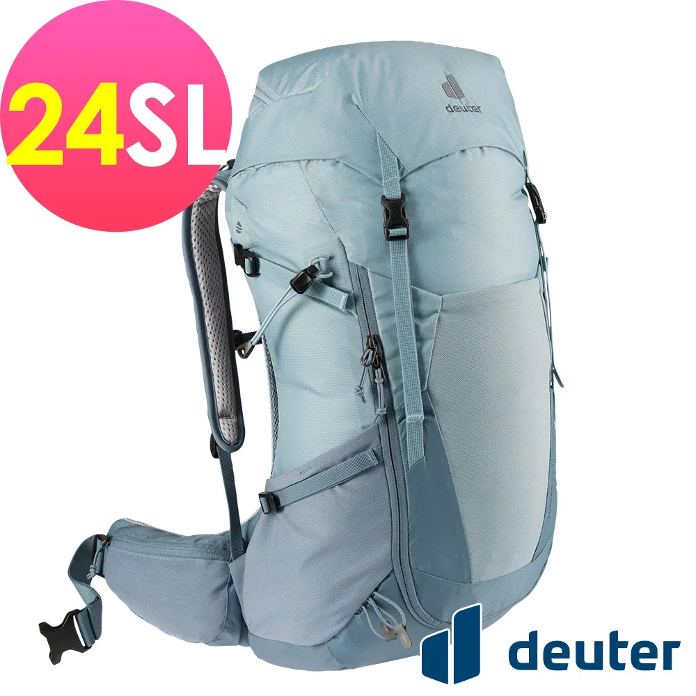 【Deuter 德國 FUTURA 24SL 透氣網架背包《黑/水藍》】3400521/輕量登山包/自行車背包/悠遊山水 歷史價格詳細信息