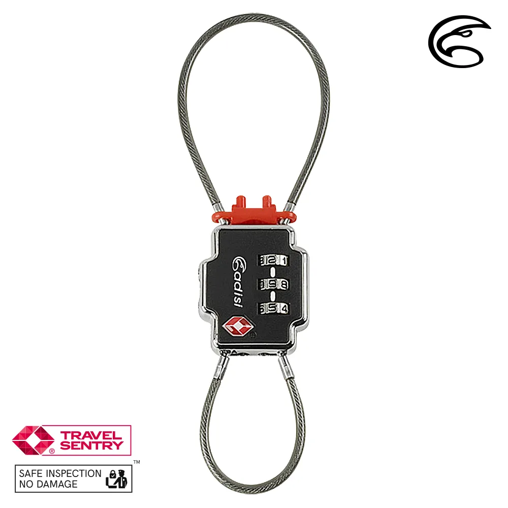 ADISI TSA海關鋼纜密碼鎖【黑色】AS24029 歷史價格詳細信息