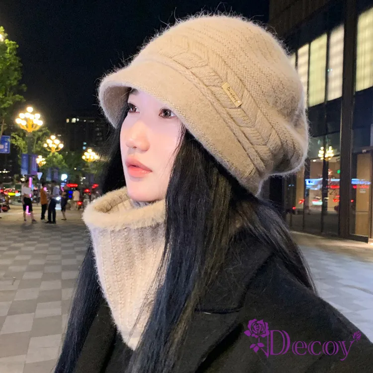 【Decoy】秋冬韓版 日系雲朵褶皺百搭貝雷帽 /米色 歷史價格詳細信息