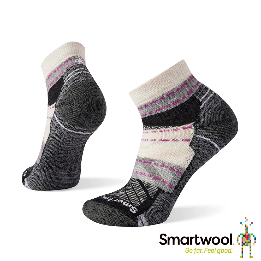 SmartWool 女 機能戶外全輕量減震印花低筒襪 米白 價格比較,價格查詢,歷史價格詳細信息