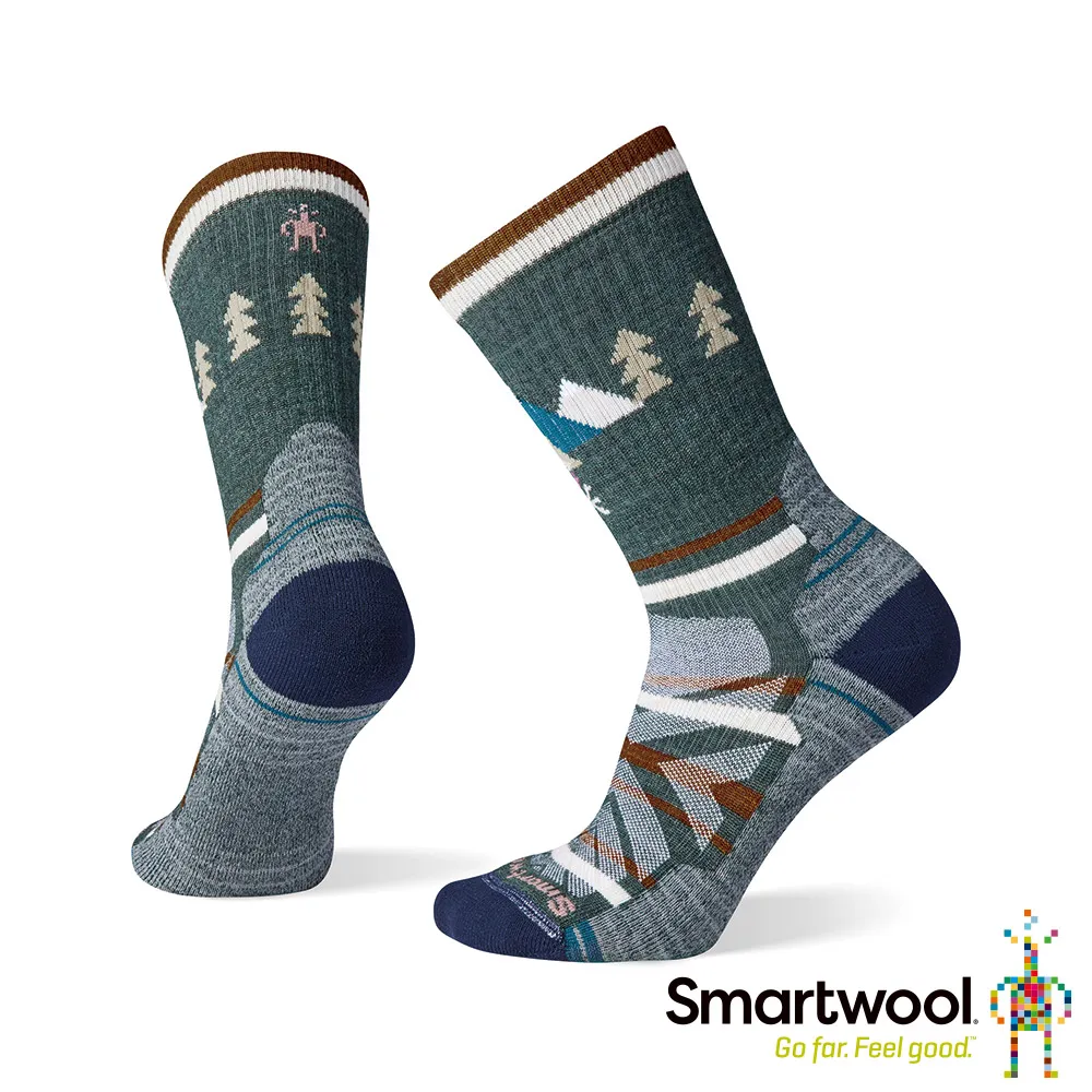 Smartwool 女戶外全輕量減震印花中長襪 暮光藍 歷史價格詳細信息