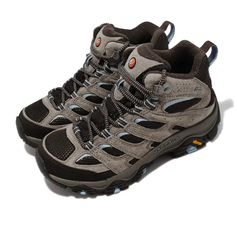 Merrell 戶外鞋 Moab 3 Mid GTX 防水 女鞋 真皮 登山 越野 耐磨 黃金大底 避震 綠 紫  ML035818 歷史價格詳細信息