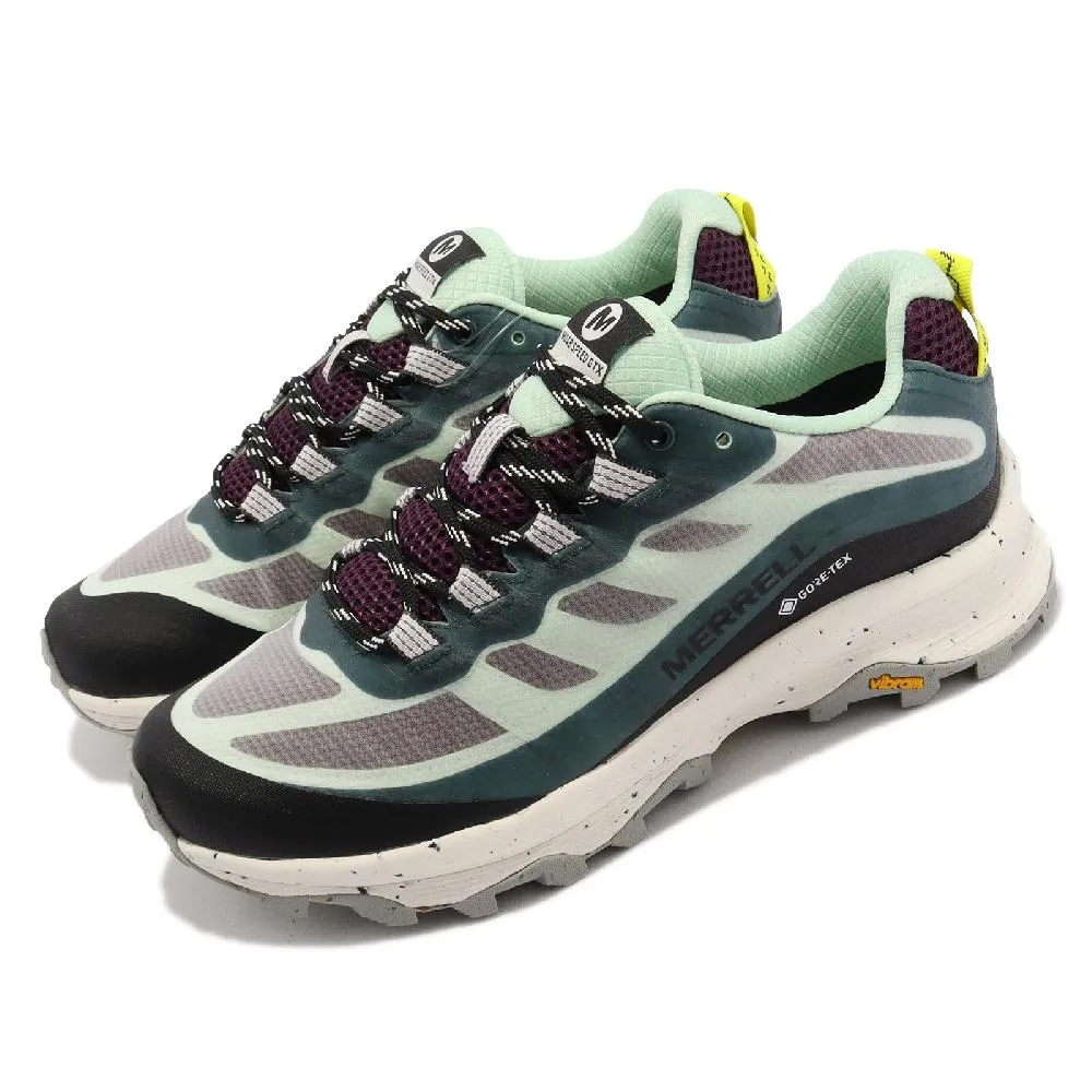 Merrell 登山鞋 Moab Speed Mid GTX 綠 紫 防水 黃金大底 女鞋 【ACS】 ML135416 歷史價格詳細信息