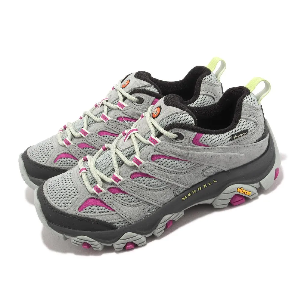 【MERRELL】登山鞋 Moab 3 GTX 女鞋 黑 灰 防水 Vibram 戶外 Gore-Tex 支撐 避震(ML036320) 歷史價格詳細信息