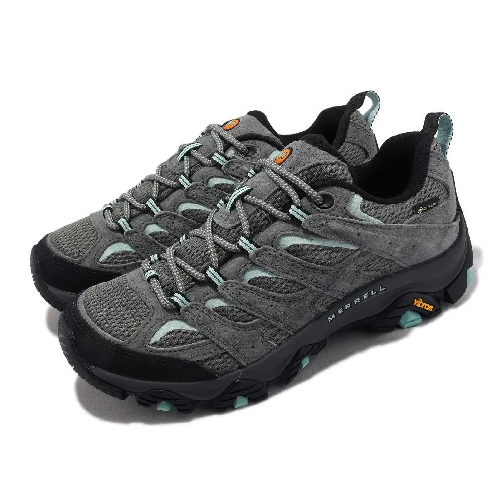 【MERRELL】登山鞋 Moab 3 GTX 女鞋 黑 灰 防水 Vibram 戶外 Gore-Tex 支撐 避震(ML036320) 歷史價格詳細信息