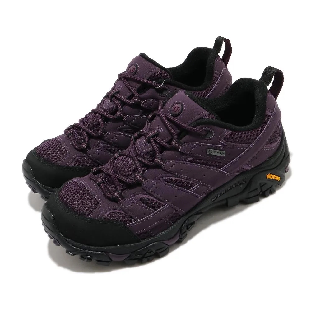Merrell 戶外鞋 Moab 2 GTX 女鞋 登山 越野 防潑水 避震氣墊 耐磨大底 黑 棕  ML035512 歷史價格詳細信息