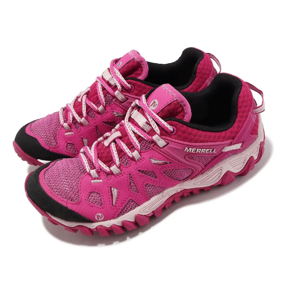 Merrell 戶外鞋 All Out Blaze Vent 女鞋 登山 越野 耐磨 黃金大底 GTX防潑水 棕 紫  ML32796 歷史價格詳細信息