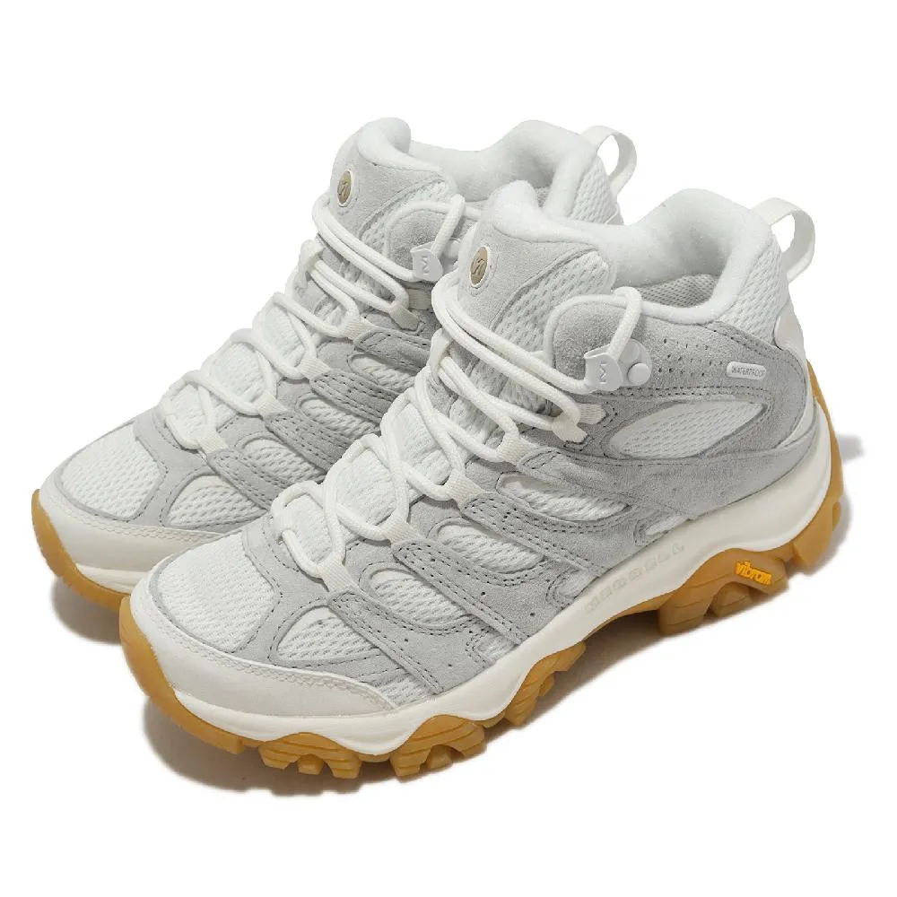 Merrell 邁樂 戶外鞋 Moab 3 Mid WP 女鞋 鵝黃 防潑水 中筒 黃金大底 登山鞋 廣告主打款 ML038332 歷史價格詳細信息