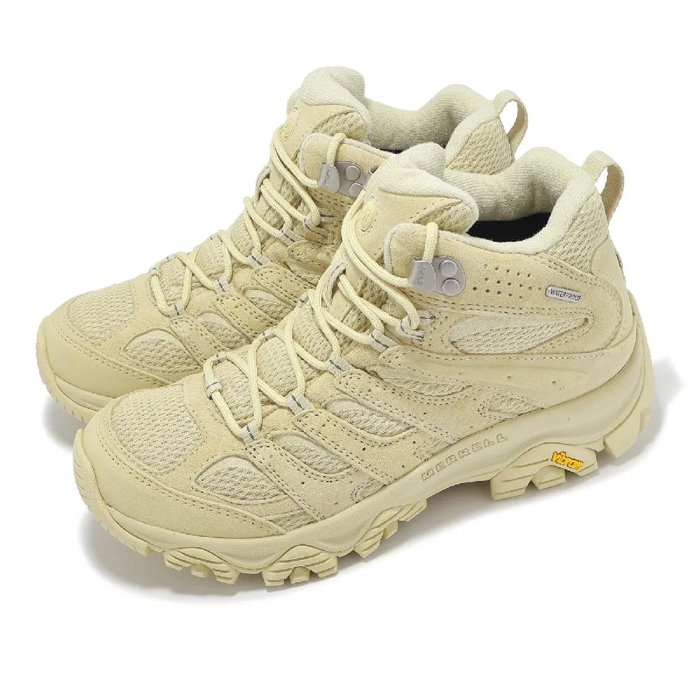 Merrell 邁樂 戶外鞋 Moab 3 Mid WP 女鞋 鵝黃 防潑水 中筒 黃金大底 登山鞋 廣告主打款 ML038332 價格比較,價格查詢,歷史價格詳細信息