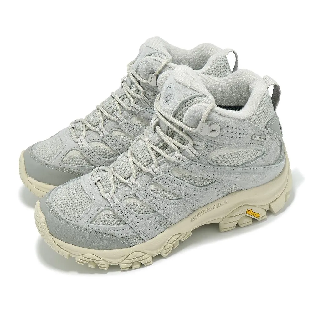 Merrell 邁樂 戶外鞋 Moab 3 Mid WP 女鞋 鵝黃 防潑水 中筒 黃金大底 登山鞋 廣告主打款 ML038332 歷史價格詳細信息