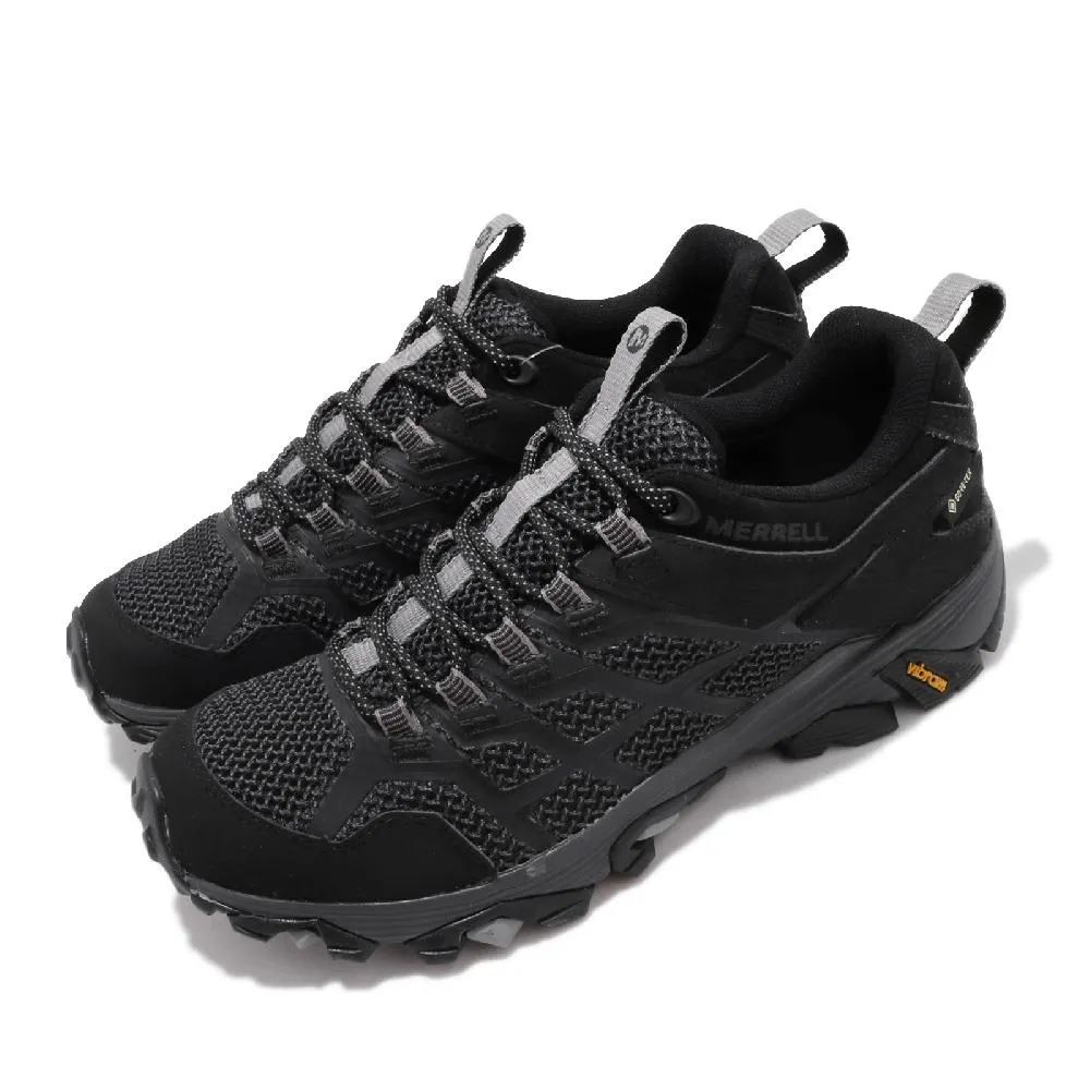 Merrell 戶外鞋 Moab FST 2 GTX 女鞋 登山 越野 耐磨 黃金大底 防潑水 中筒 黑 灰  ML599534 歷史價格詳細信息