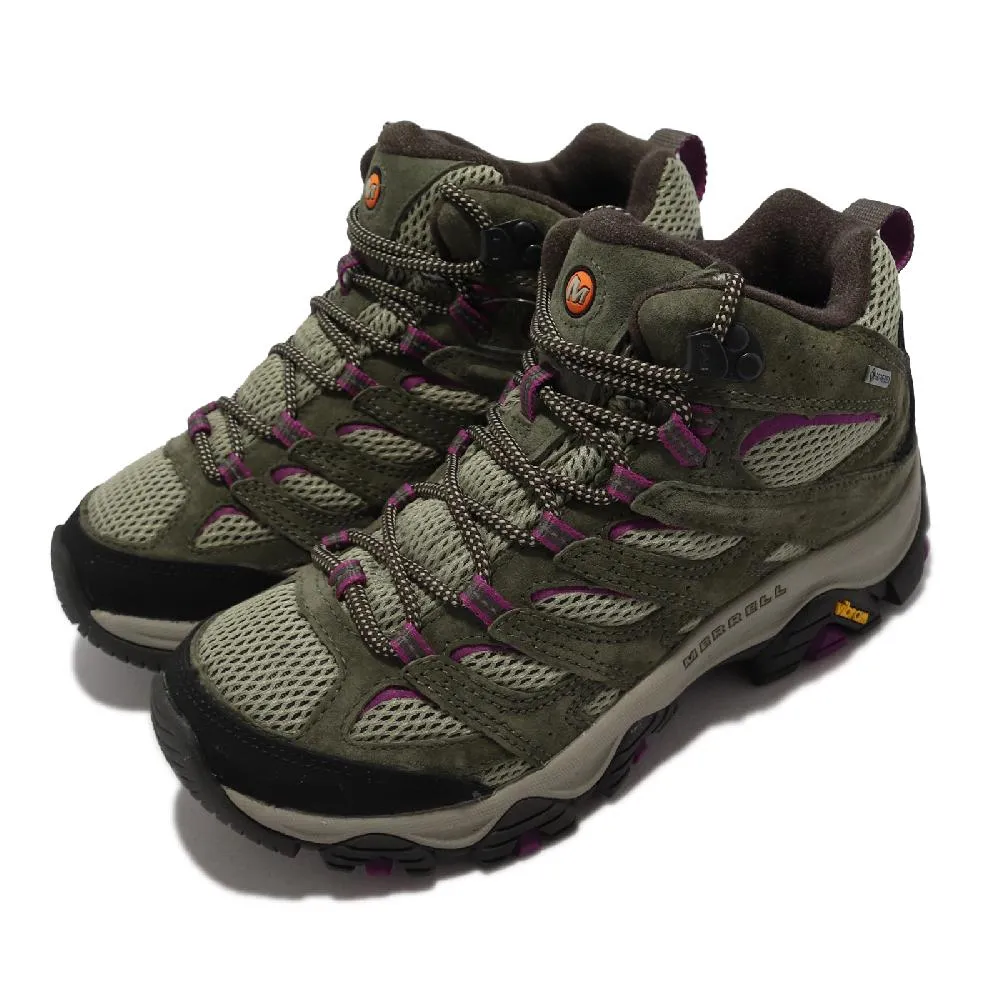 Merrell 登山鞋 Moab 3 GTX 女鞋 防水 綠 粉紅 支撐 越野 vibram 健行 ML036322 歷史價格詳細信息