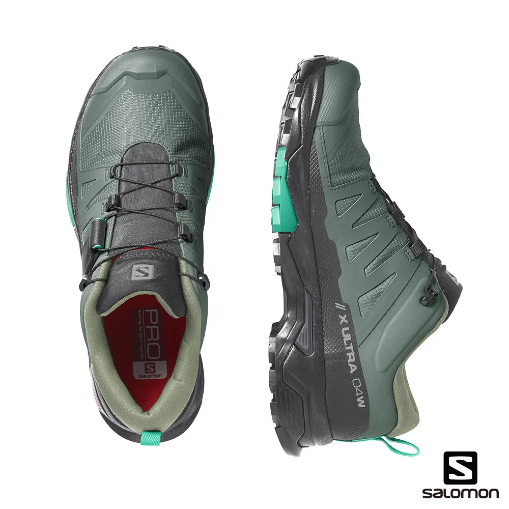 Salomon X ULTRA 4 Mid Wide 女款中筒Gore-tex防水登山鞋 L41295600 烏木黑/棕 歷史價格詳細信息