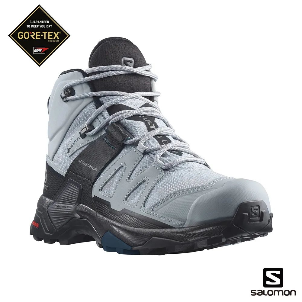 Salomon X ULTRA 4 Mid Wide 女款中筒Gore-tex防水登山鞋 L41295600 烏木黑/棕 歷史價格詳細信息