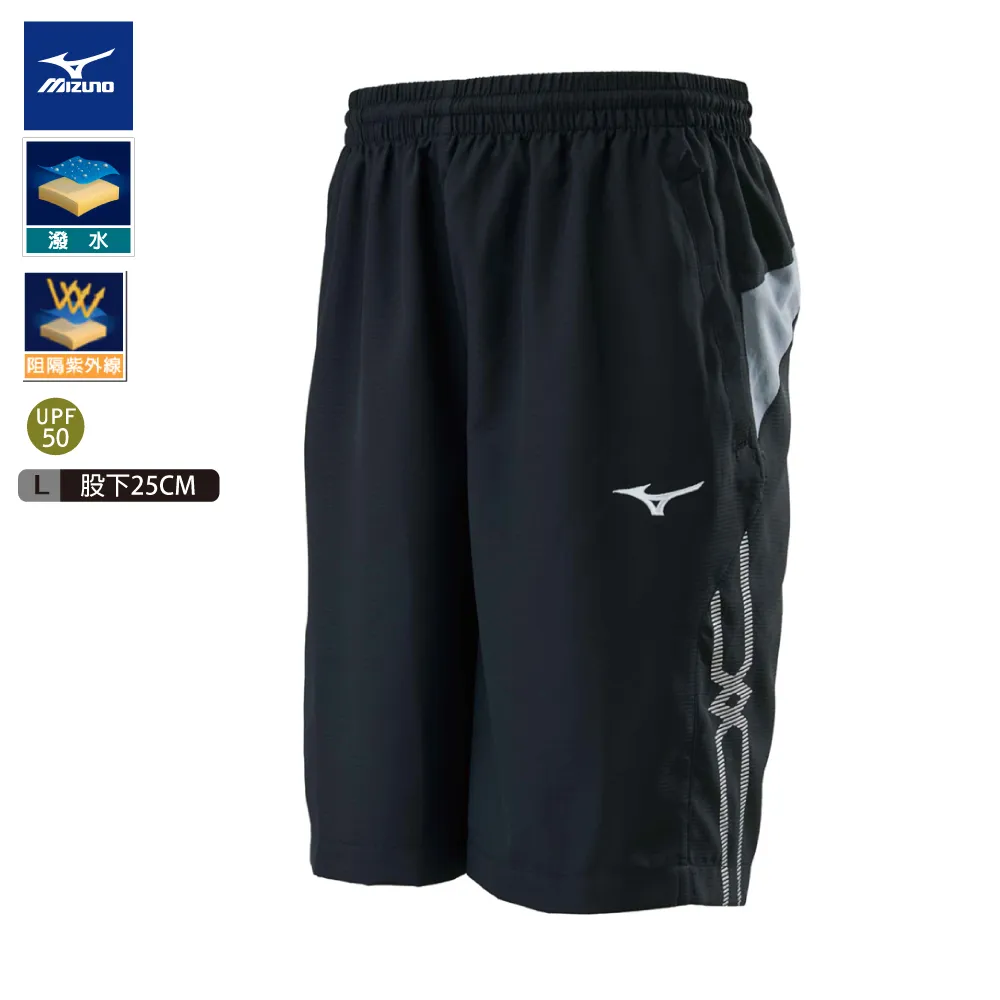 Mizuno 平織短褲 [32TBA05581] 男 短褲 平織 運動褲 休閒 舒適 拉鍊口袋 藍 歷史價格詳細信息