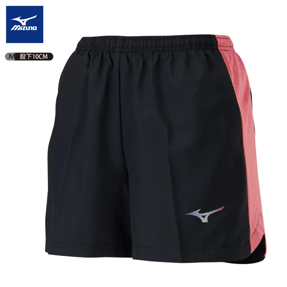 Mizuno 美津濃 女款 路跑褲 單層 後中拉鍊口袋 反光 運動短褲 -黑- J2TB875909 歷史價格詳細信息