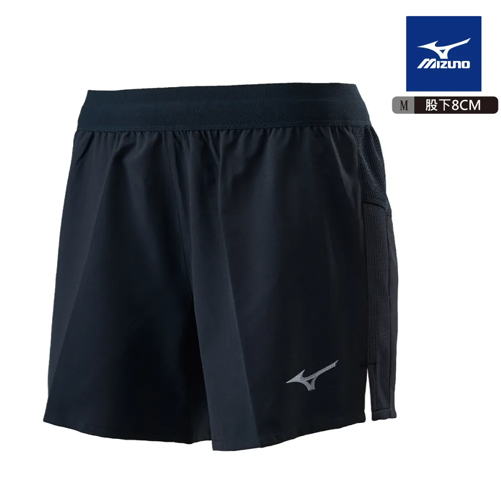 Mizuno 美津濃 女款 路跑褲 單層 後中拉鍊口袋 反光 運動短褲 -黑- J2TB875909 歷史價格詳細信息