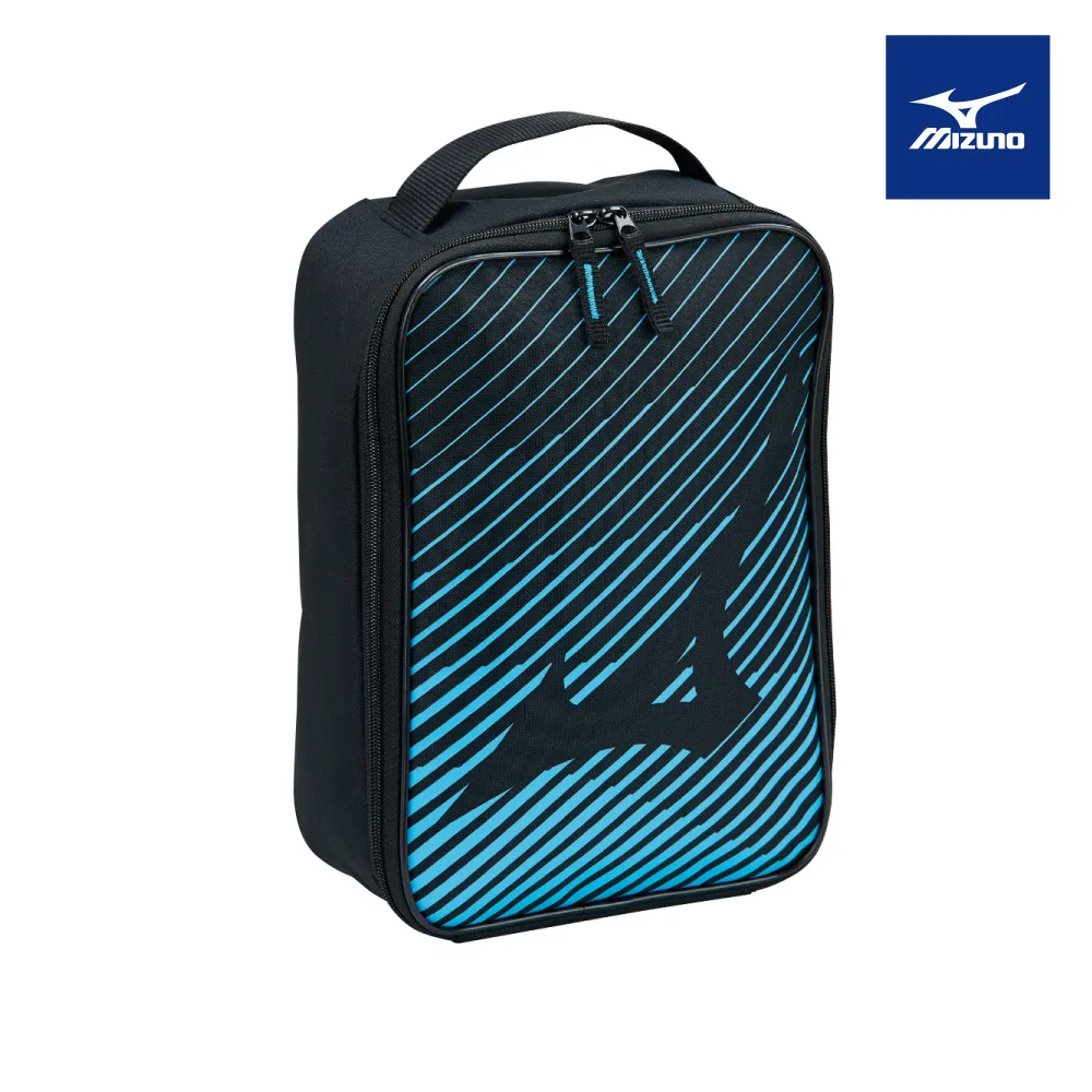 Mizuno 33TM3605 (27黑&times;藍)、(29黑X紫)、(45黑&times;黃) 21.5x11.5x32㎝ 鞋袋，台灣製 歷史價格詳細信息